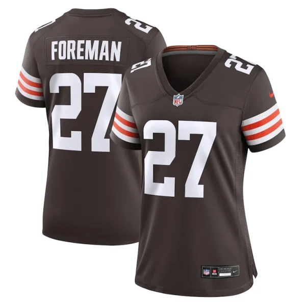 Donta foreman cleveland browns nike womens game jersey Brown