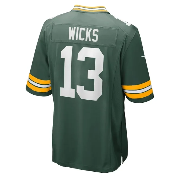 Dontayvion wicks green bay packers nike game jersey Green L