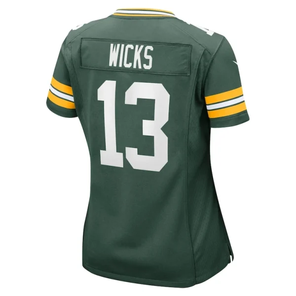 Dontayvion wicks green bay packers nike womens game jersey Green L