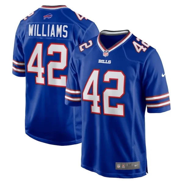 Dorian williams buffalo bills nike home game jersey Royal