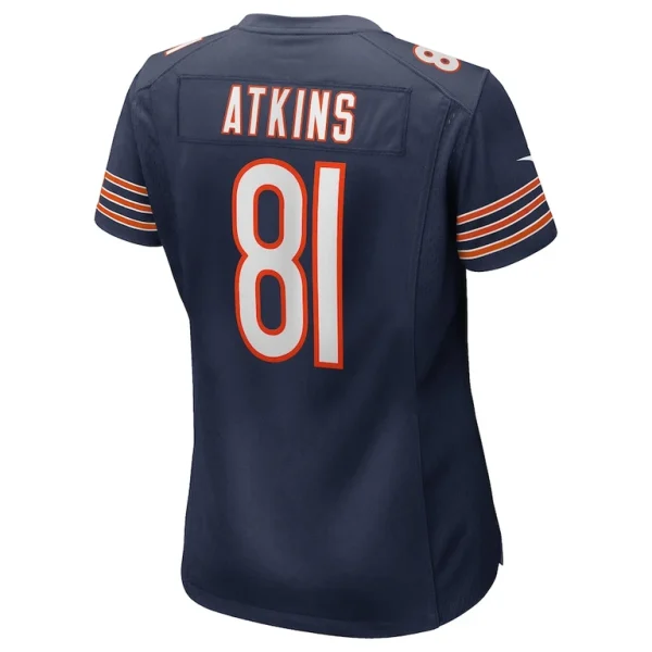 Doug atkins chicago bears nike womens game retired player jersey Navy L