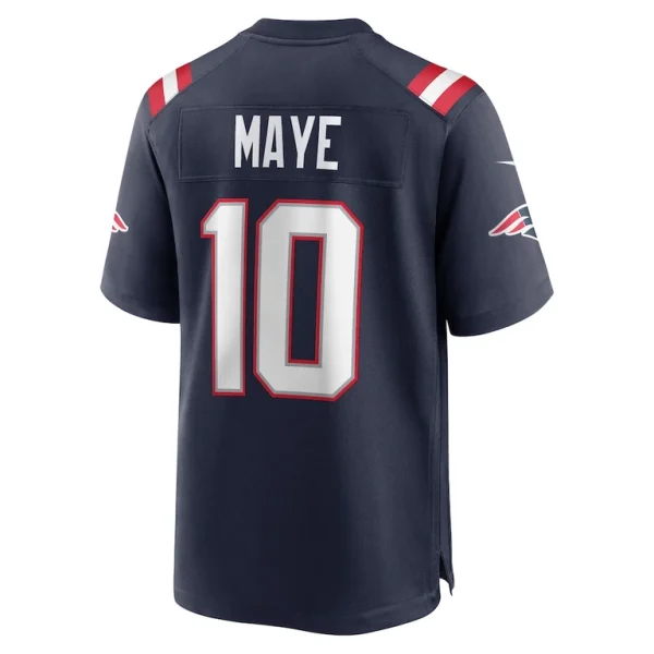 Drake maye new england patriots nike player game jersey Navy L