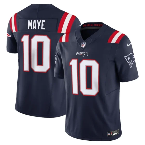 Drake maye new england patriots nike vapor f.u.s.e. limited jersey Navy