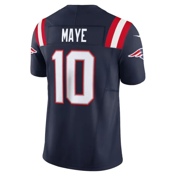 Drake maye new england patriots nike vapor f.u.s.e. limited jersey Navy L