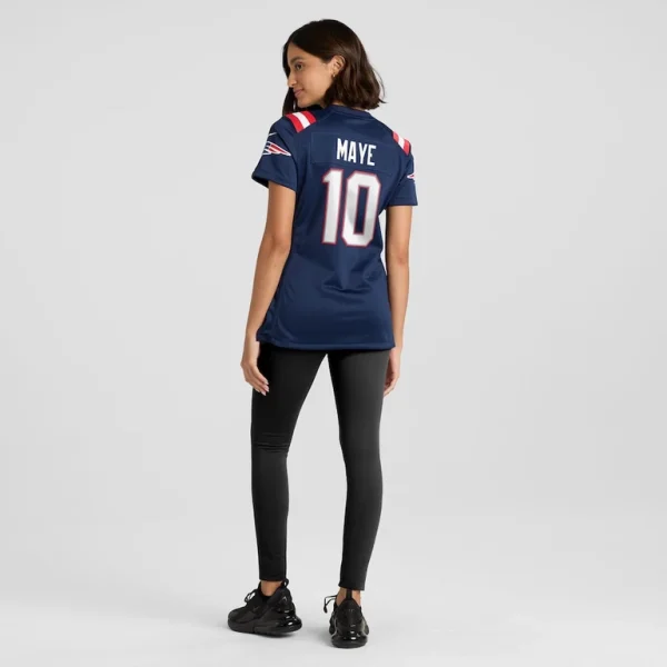 Drake maye new england patriots nike womens player game jersey Navy 2XL