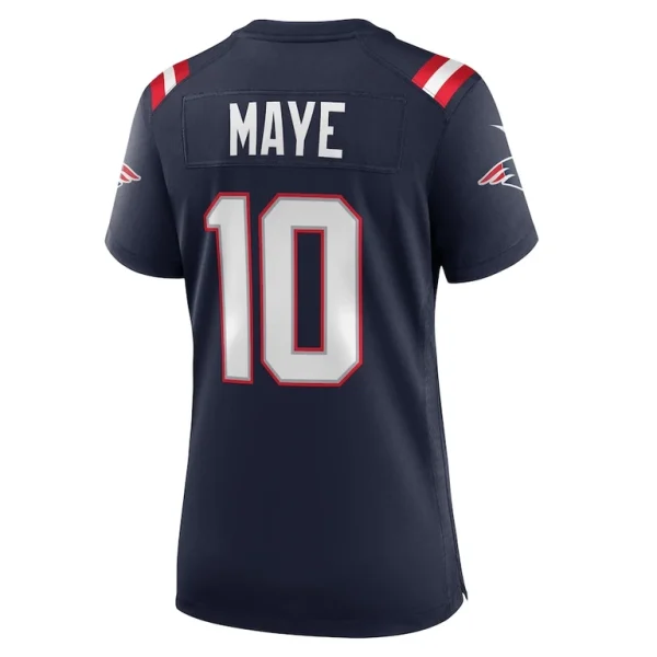 Drake maye new england patriots nike womens player game jersey Navy L