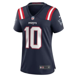 Drake maye new england patriots nike womens player game jersey Navy M