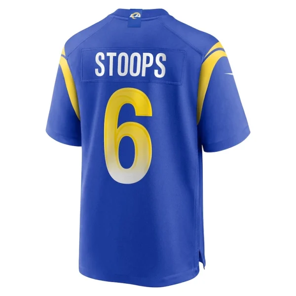 Drake stoops los angeles rams nike game jersey Royal L