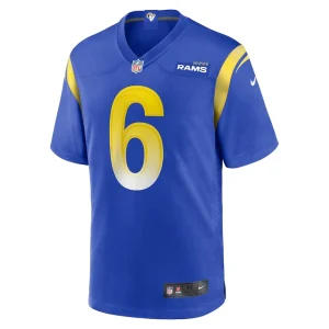 Drake stoops los angeles rams nike game jersey Royal M