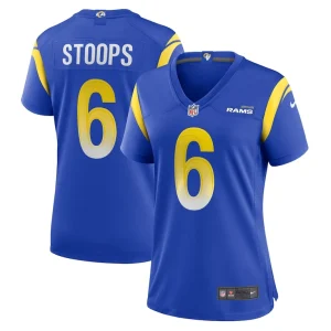 Drake stoops los angeles rams nike womens game jersey Royal
