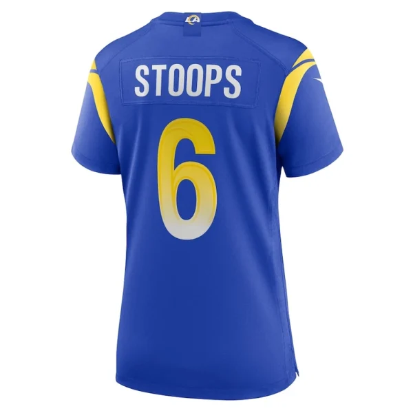 Drake stoops los angeles rams nike womens game jersey Royal L