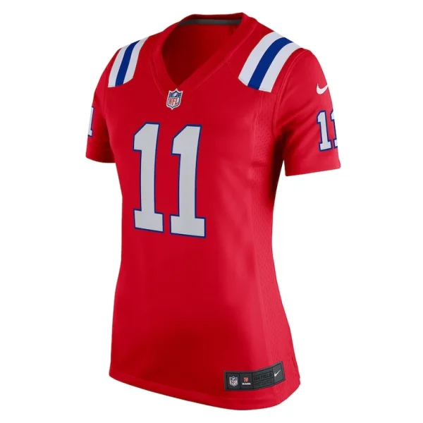 Drew bledsoe new england patriots nike womens retired game jersey Red M