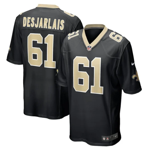 Drew desjarlais new orleans saints nike game player jersey Black
