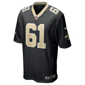 Drew desjarlais new orleans saints nike game player jersey Black M