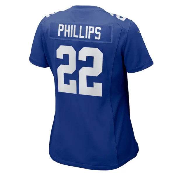 Dru phillips new york giants nike womens game jersey Royal L