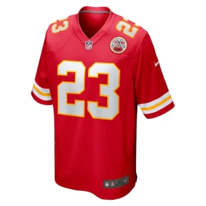 Drue tranquill kansas city chiefs nike game player jersey Red M