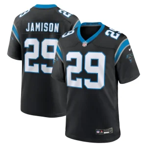 Dshawn jamison carolina panthers nike team game jersey Black