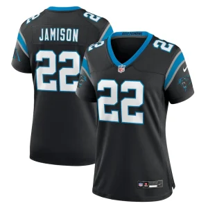 Dshawn jamison carolina panthers nike womens team game jersey Black