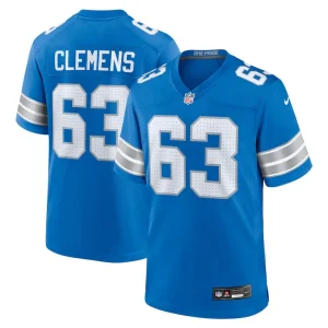 Duke clemens detroit lions nike game jersey Blue