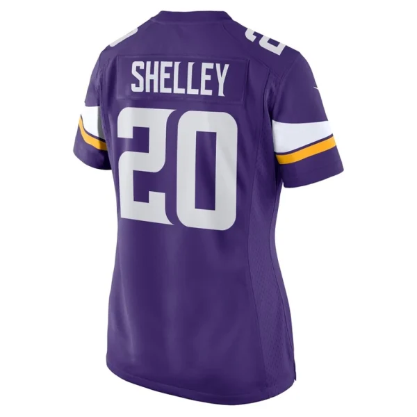 Duke shelley minnesota vikings nike womens home game player jersey Purple L