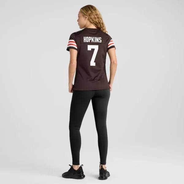 Dustin hopkins cleveland browns nike womens team game jersey Brown 2XL