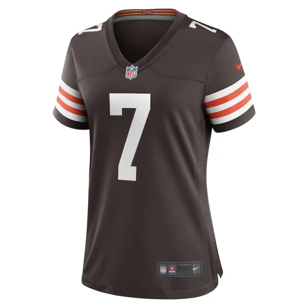 Dustin hopkins cleveland browns nike womens team game jersey Brown M