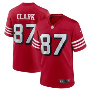 Dwight clark san francisco 49ers nike retired alternate game jersey Scarlet