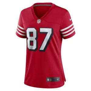 Dwight clark san francisco 49ers nike womens alternate game jersey Scarlet M