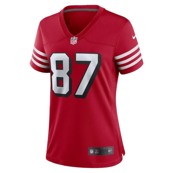 Dwight clark san francisco 49ers nike womens alternate game jersey Scarlet M