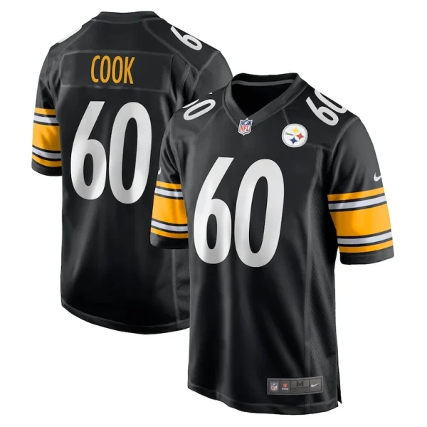 Dylan cook pittsburgh steelers nike game jersey Black