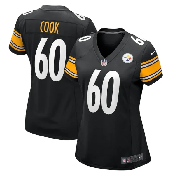 Dylan cook pittsburgh steelers nike womens game jersey Black
