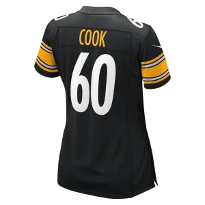 Dylan cook pittsburgh steelers nike womens game jersey Black L
