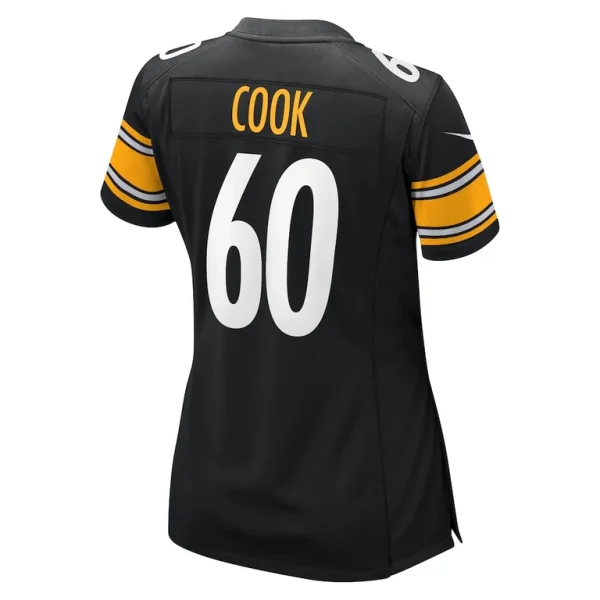 Dylan cook pittsburgh steelers nike womens game jersey Black L