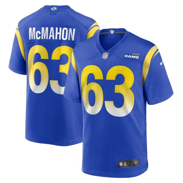 Dylan mcmahon los angeles rams nike team game jersey Royal