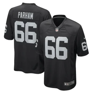 Dylan parham las vegas raiders nike game player jersey Black