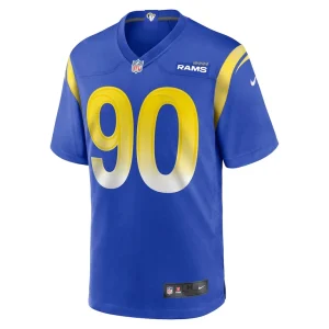 Earnest brown iv los angeles rams nike team game jersey Royal M