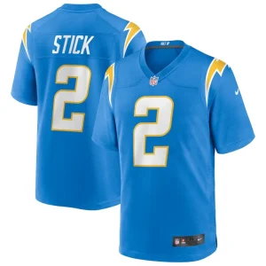 Easton stick los angeles chargers nike game jersey Powder blue