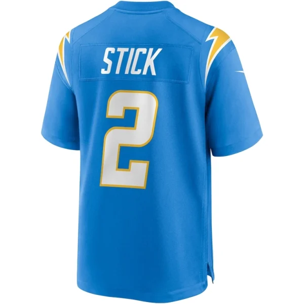 Easton stick los angeles chargers nike game jersey Powder blue L