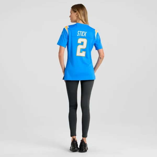 Easton stick los angeles chargers nike womens game jersey Powder blue 2XL