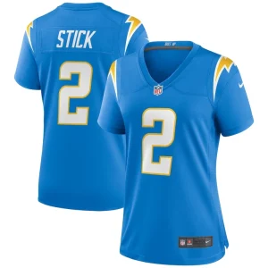 Easton stick los angeles chargers nike womens game jersey Powder blue