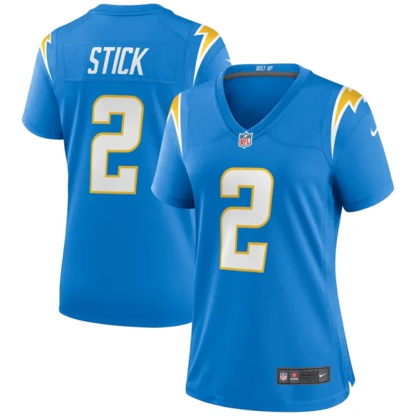 Easton stick los angeles chargers nike womens game jersey Powder blue