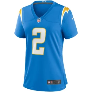 Easton stick los angeles chargers nike womens game jersey Powder blue M