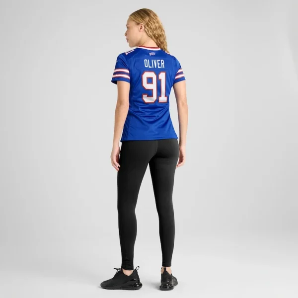 Ed oliver buffalo bills nike womens game jersey Royal 2XL