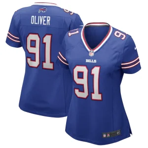 Ed oliver buffalo bills nike womens game jersey Royal