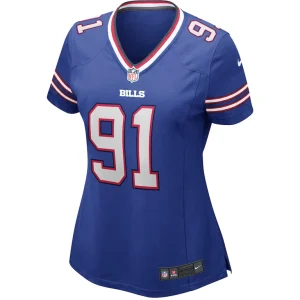 Ed oliver buffalo bills nike womens game jersey Royal M