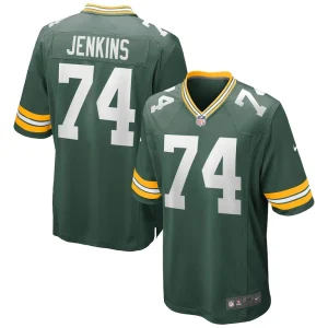 Elgton jenkins green bay packers nike game jersey Green
