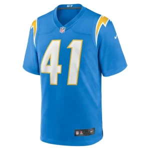 Eli apple los angeles chargers nike team game jersey Powder blue M