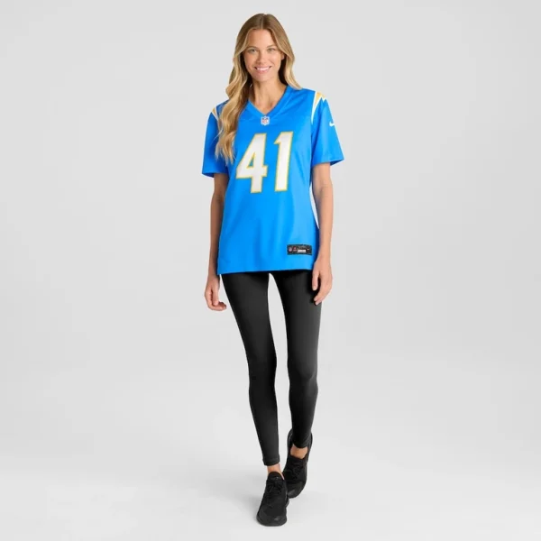 Eli apple los angeles chargers nike womens game jersey Powder blue XL