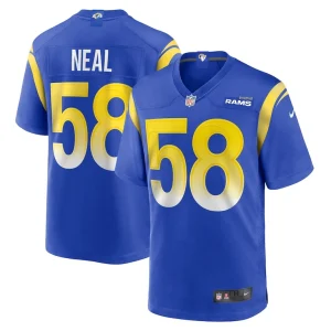 Eli neal los angeles rams nike game jersey Royal