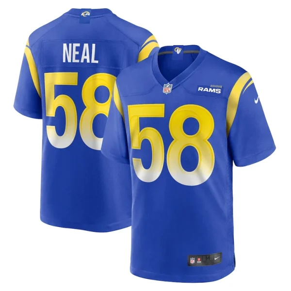 Eli neal los angeles rams nike game jersey Royal